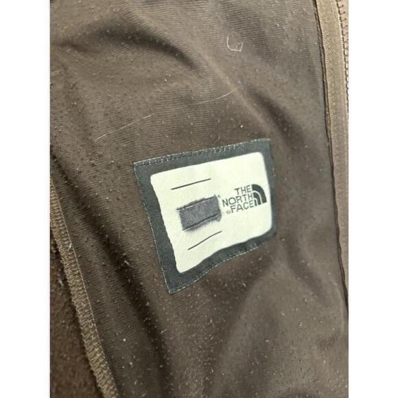 North Face Girl's Jacket Brown Fleece Full Zip Light Weight Size XL - Picture 10 of 10